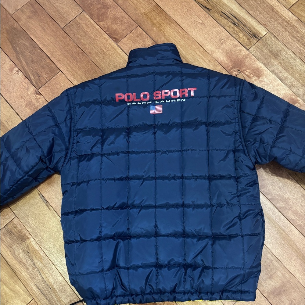 Polo by Ralph Lauren Dark Blue Quilted Jacket